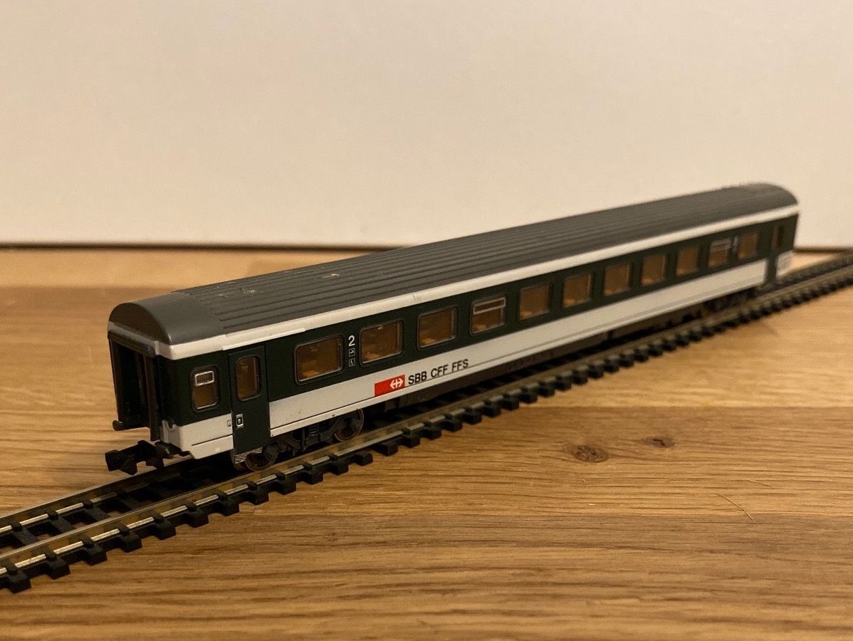 Roco Modellini di ferrovie: Roco 02285A SBB Personenwagen 2.Klasse – Nuovo (secondo la descrizione) da Schlierbach venduto da Look8 2