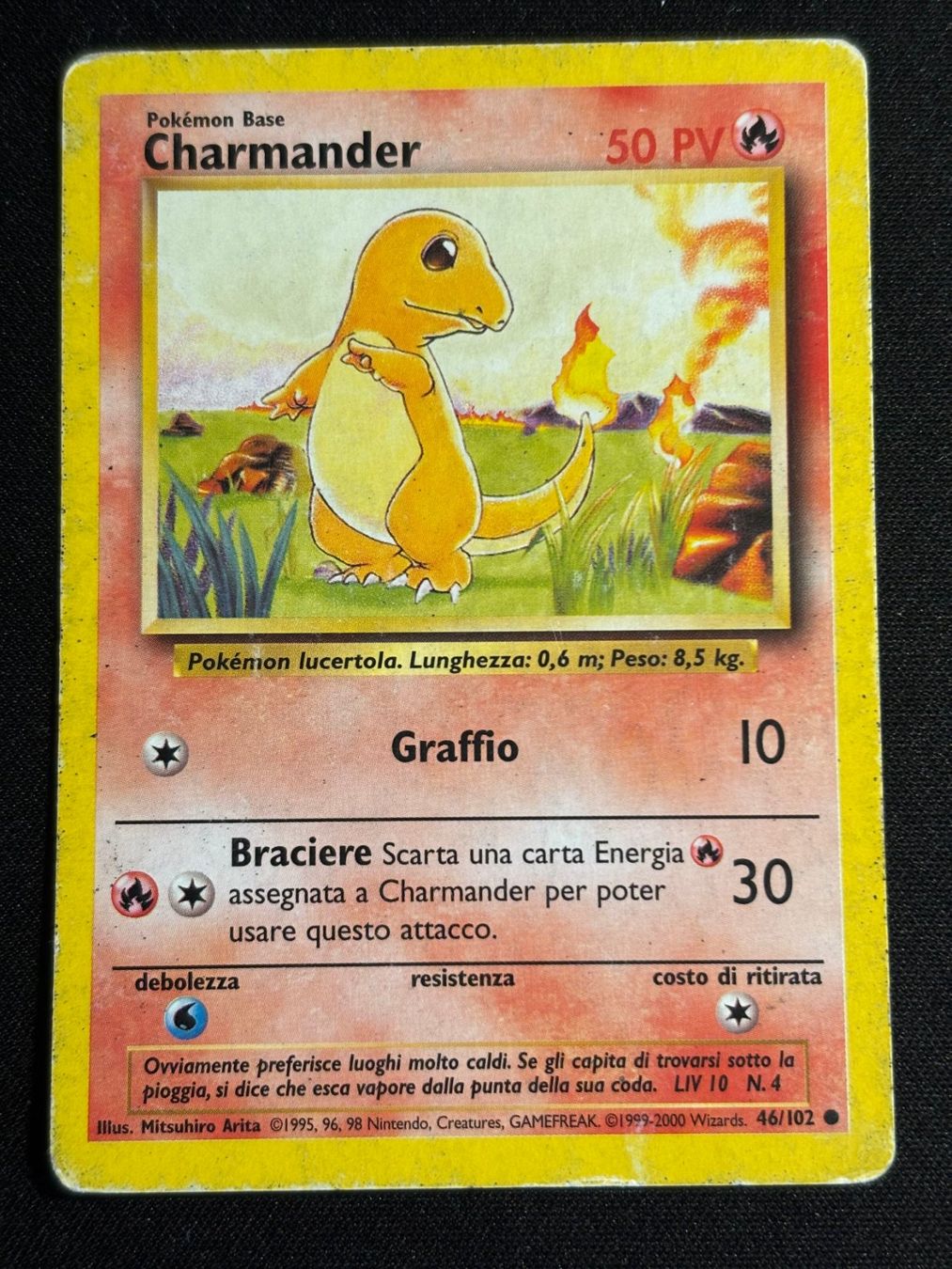 Pokémon Sammelbilder & Trading cards: Pokemon Charmander - Base set 46/102 - Italiano – Gebraucht aus Bern von Big_GS