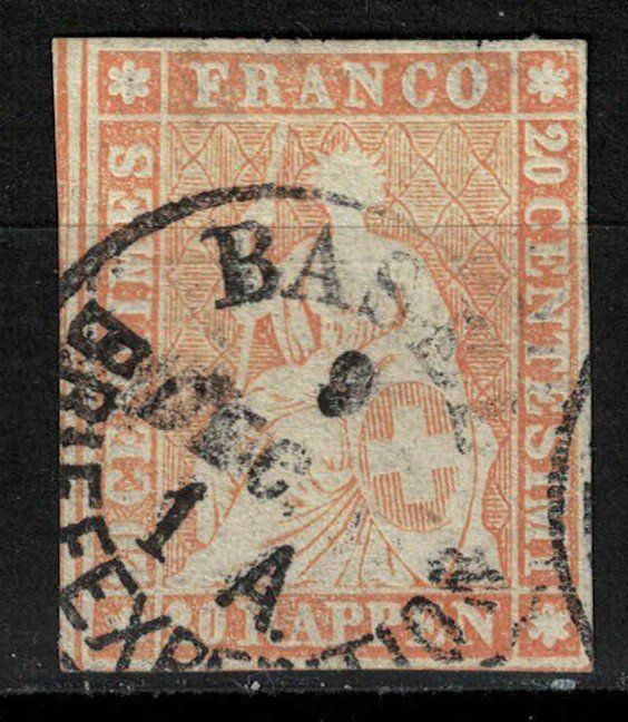 Alle Briefmarken: Strubel 25 gestempelt – Gebraucht aus Bern von bae_958f
