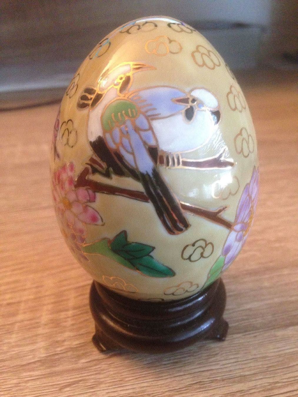 Tutte le decorazioni: Lot de 3 oeufs de décoration. – Usato da Clarens venduto da Surcouf91 1