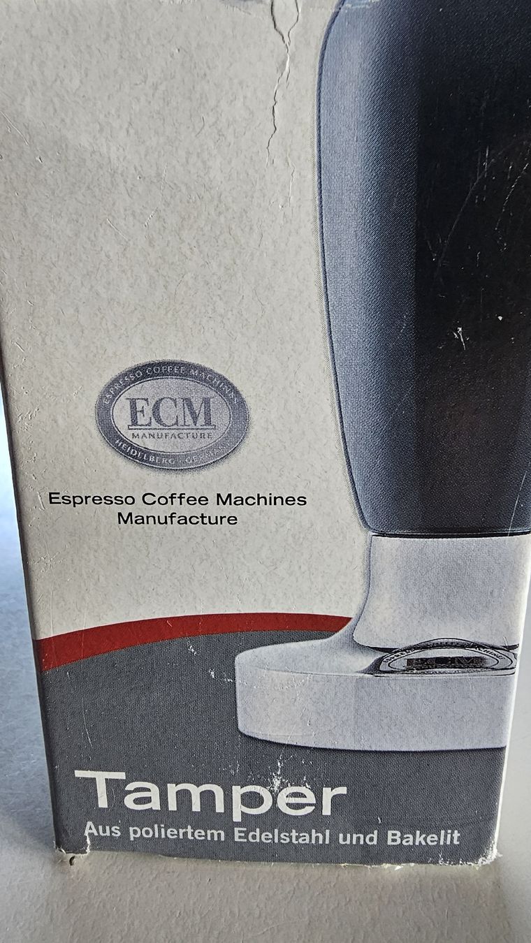 Elettrodomestici da cucina: Kaffee Tamper ECM 58mm – Nuovo e nell'imballaggio originale da Oberdiessbach venduto da 56292