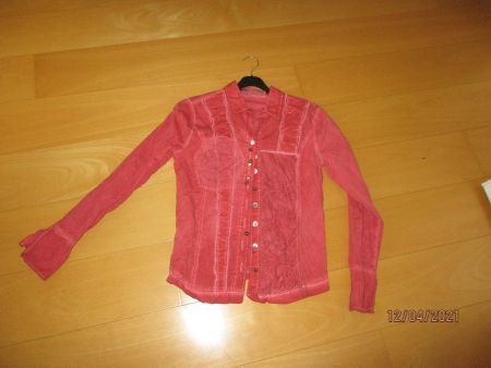 Bottega Bluse wunderschön S in Rostrot