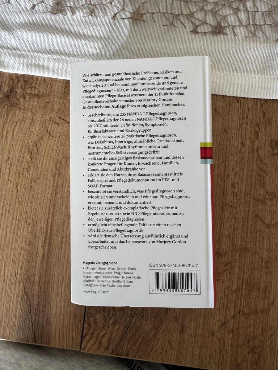 Libri: Handbuch Pflegediagnose hogrefe Verlag – Usato da Zürich venduto da Doeme1999 4