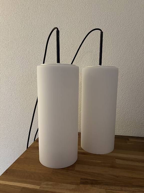 Lampadari & plafoniere: 2er-Set Hängelampen Glas – Usato da Zürich venduto da Romanschmitz