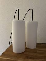 2er-Set Hängelampen Glas