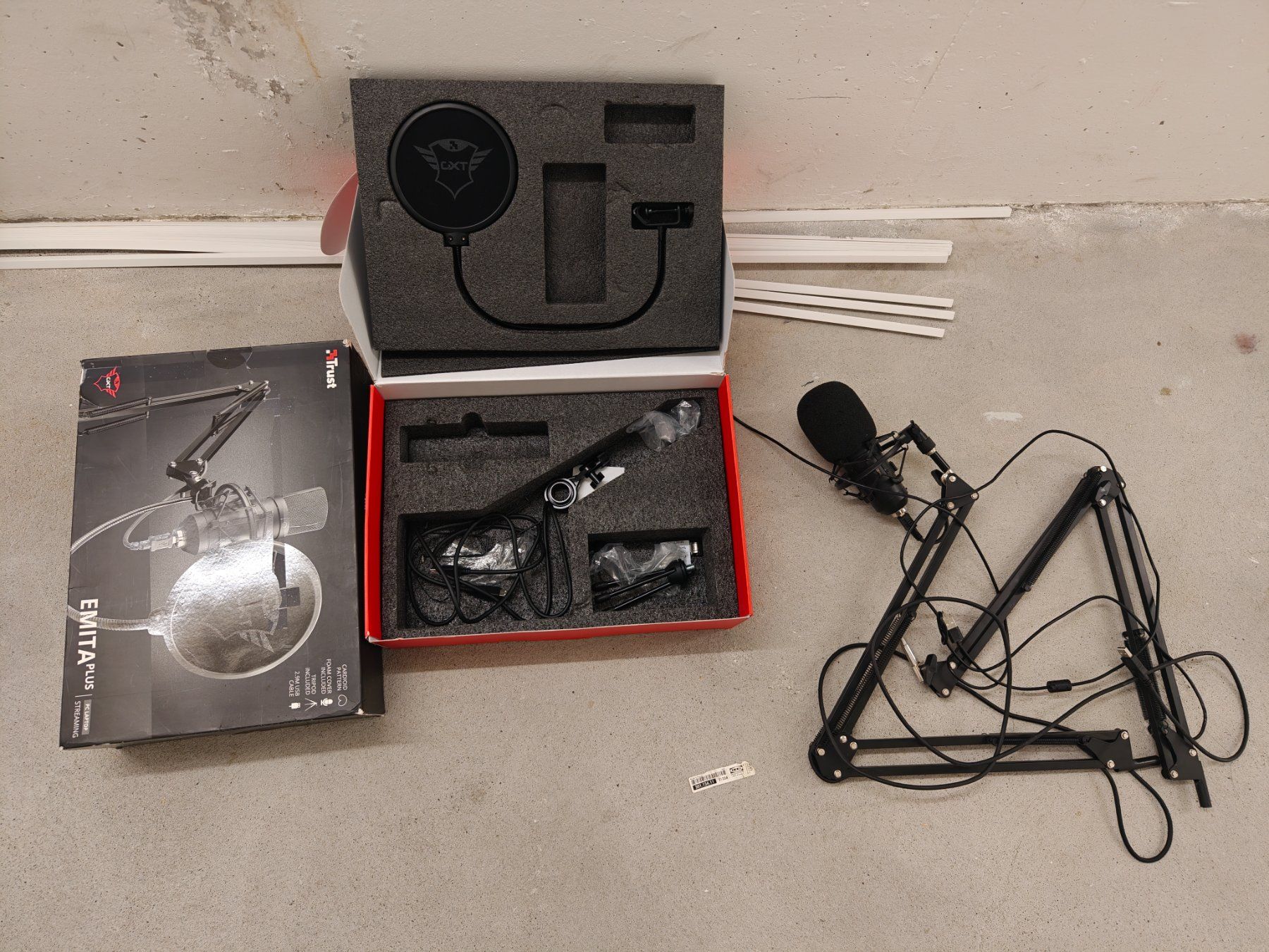 Microfoni: Trust EMITA PLUS USB Mikrofon inkl. Stativ und Pop-Filter – Usato da Zürich venduto da m00ds 1