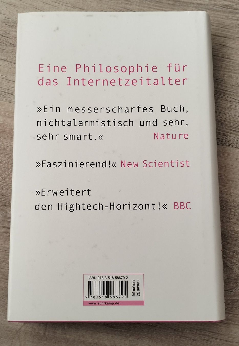 Libri: Buch "Die 4. Revolution" von Luciano Floridi – Usato da Muri AG venduto da Thuja99 2