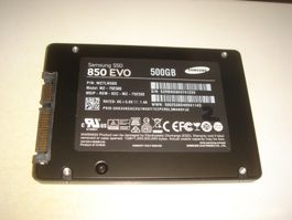 1 stück 500gb ssd. Samsung 850 evo. Getestet. Siehe Details