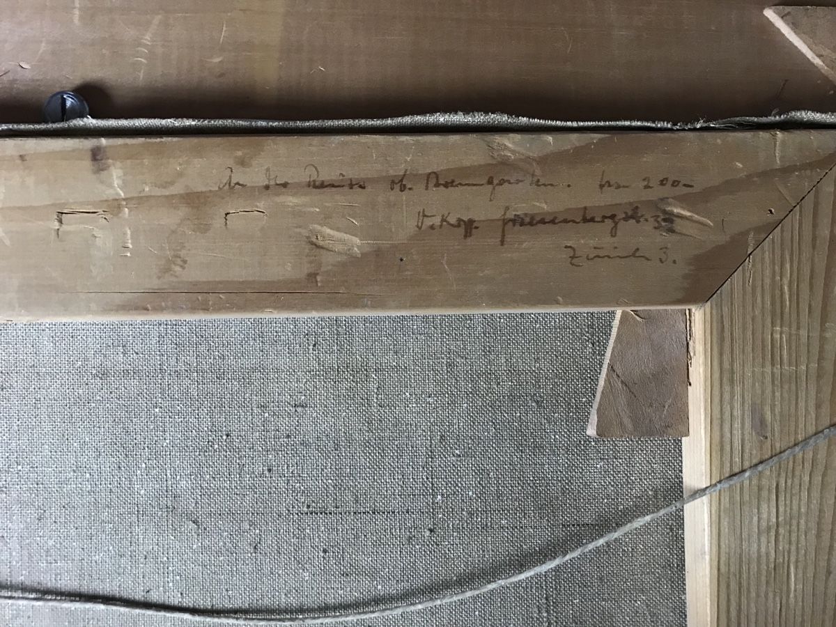 Dipinti: Monogramm W. K. 1942 Zürich – Usato da Wolfhalden venduto da SecondAntique 9