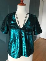 Zara top M Grün party