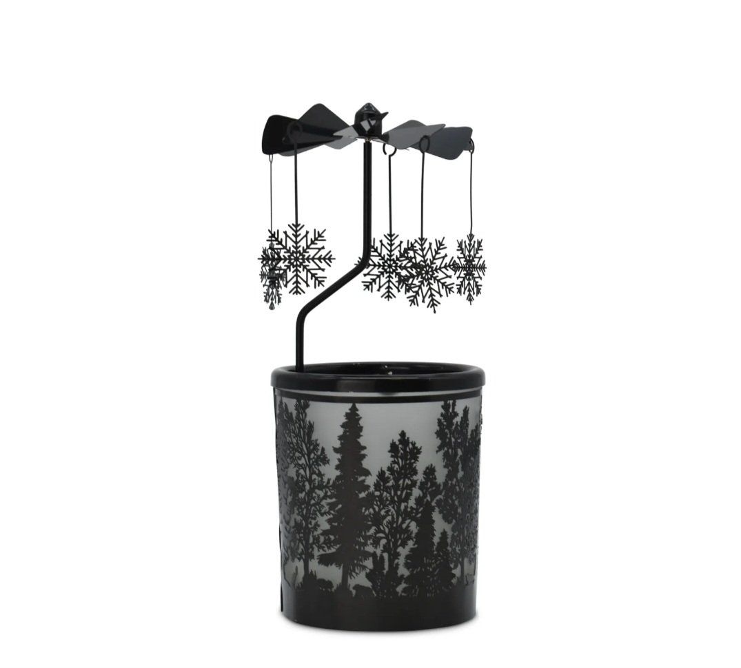 Tutte le decorazioni: Teelicht-Karussell mit Winterwald-Motiv, neu – Nuovo e nell'imballaggio originale da Ufhusen venduto da Sandra189