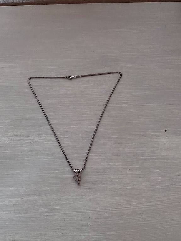 Ciondoli: Pendentif en argent avec 3 brillants rose – Usato da Sion venduto da gege08