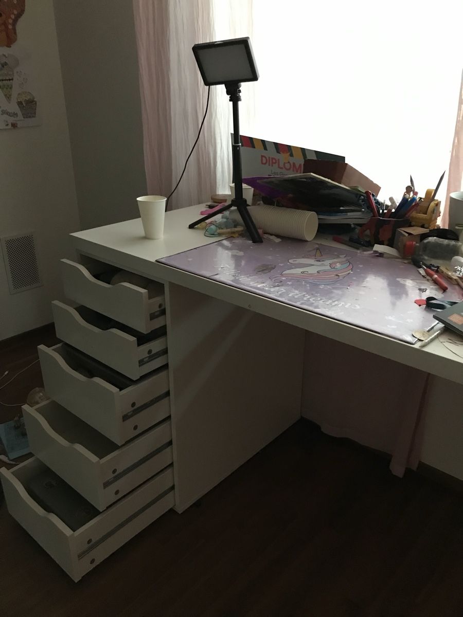 Ikea Bureaux: Bürotisch 120 cm – D'occasion à Oberwil BL par sucrine 1
