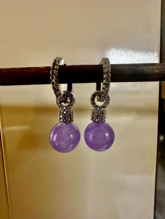 Anhänger Tropfen 333 Gold Gelbgold 1 Amethyst Lila Violett Goldanhänge
