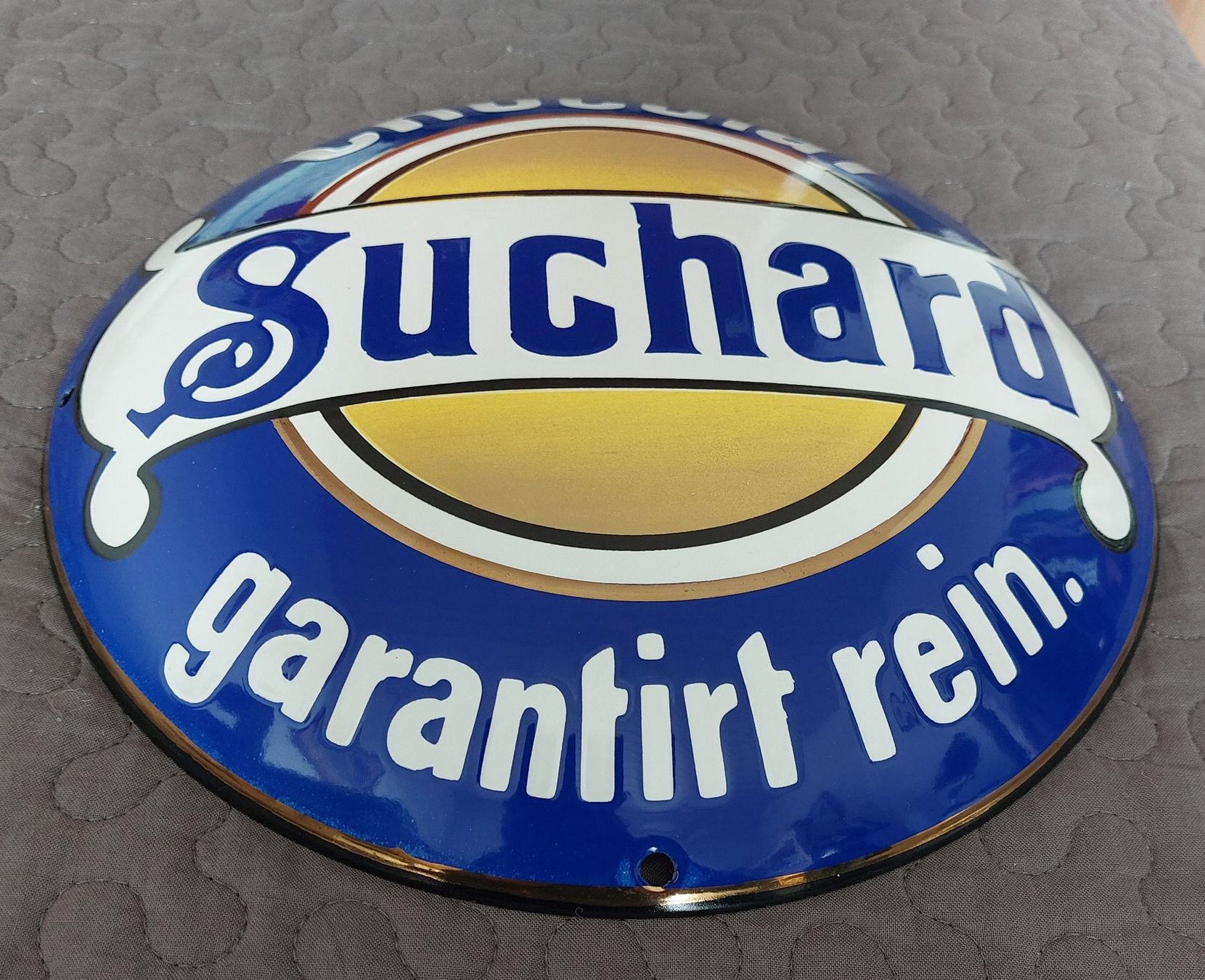 Suchard Insegne: Emailschild Chocolat Suchard – Usato da Schenkon venduto da Elbarto007 5