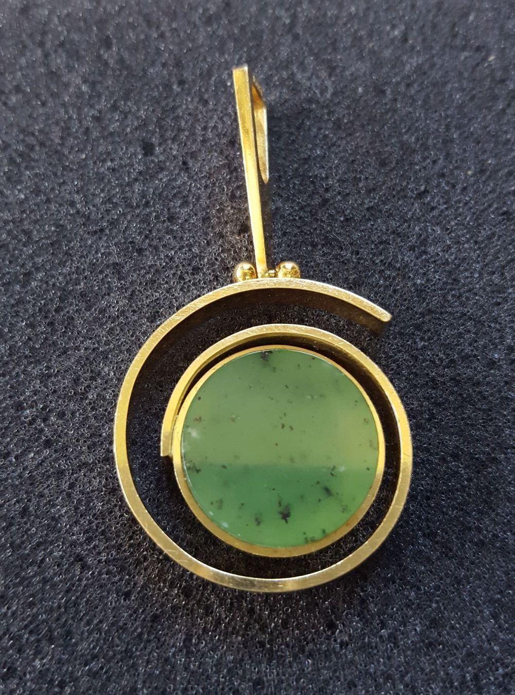 Ciondoli: Anhänger Massiv 750 gold mit Jade – Usato da Wald ZH venduto da Dasilver 1