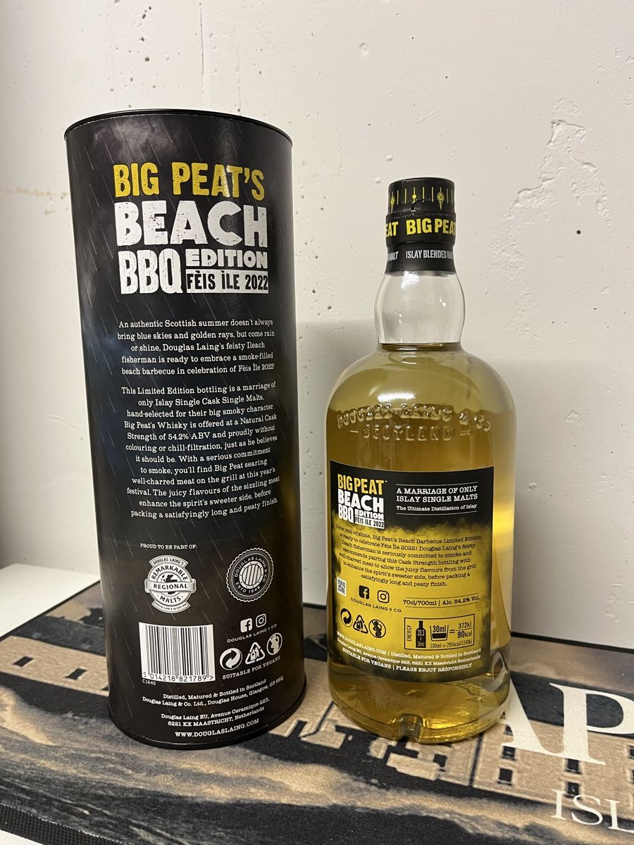Bevande alcoliche: Big Peat Beach BBQ Feis Ile 2022 Limited Edition – Nuovo e nell'imballaggio originale da Hettlingen venduto da BarleyOne 1