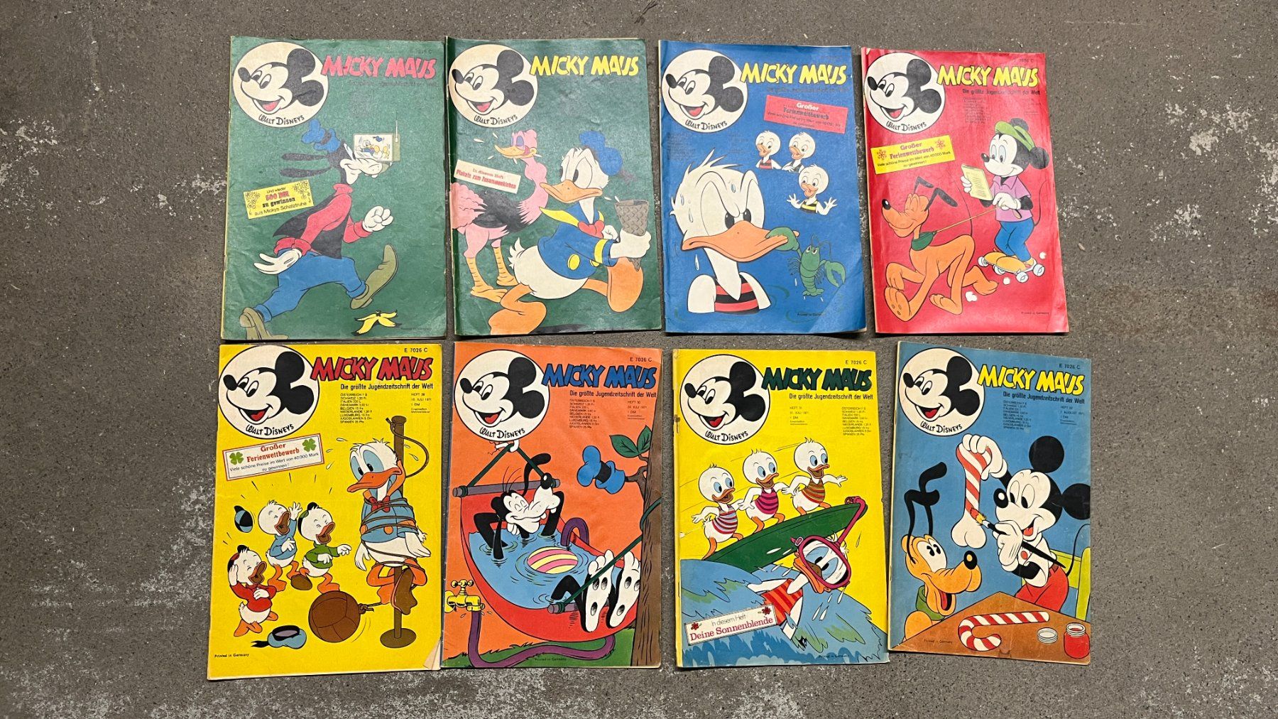 Comics: Micky Maus Comics Konvolut 1971, 35 Stück – Gebraucht aus Bern von daskannweg 1
