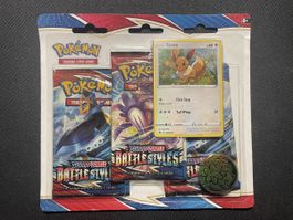 Pokemon Battle Styles 3 Pack Blister English