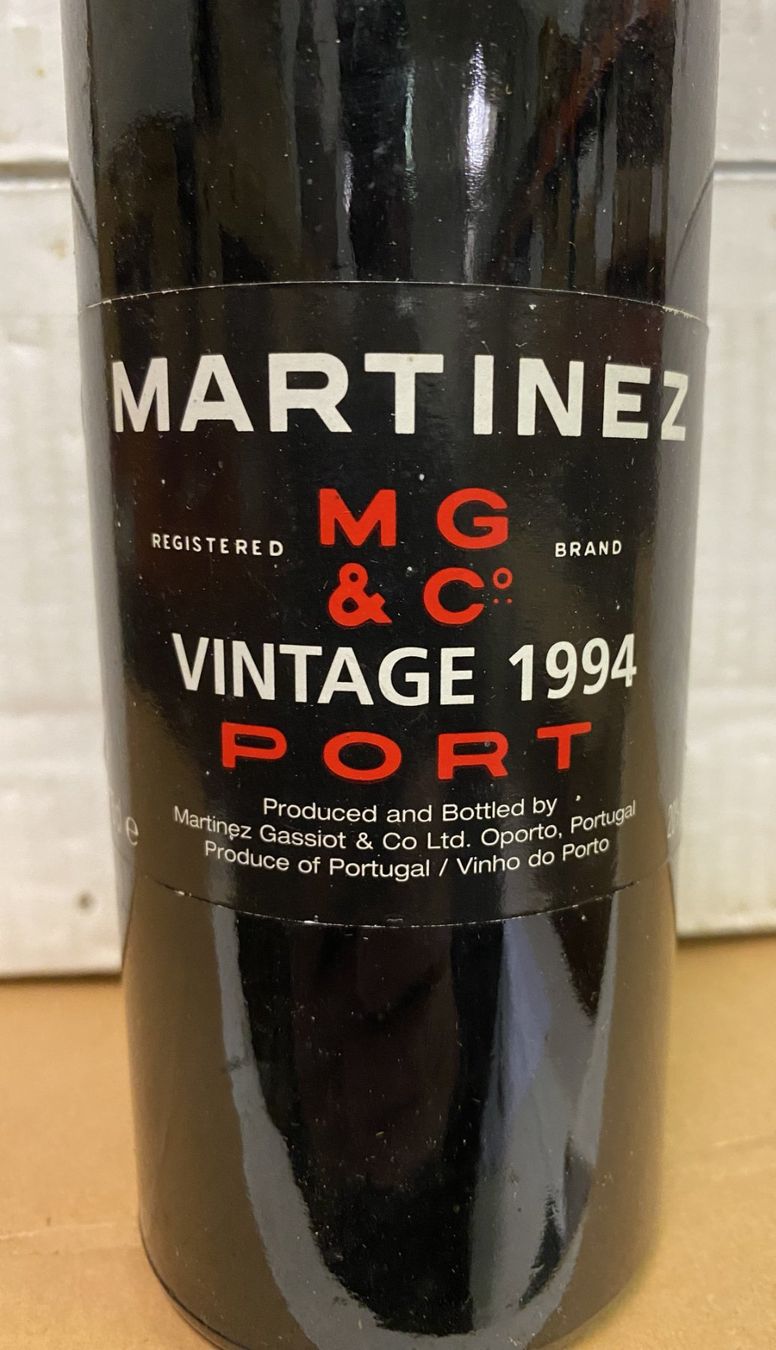 Wein: Porto Martinez Vintage  1994 – Neu (gemäss Beschreibung) aus Cully von Forninho