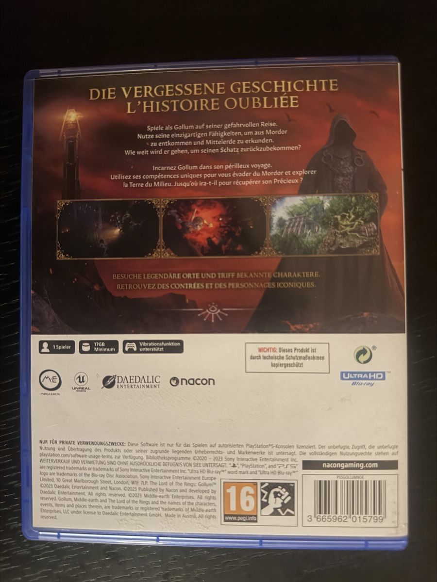 Spiele: Der Herr der Ringe Gollum neu – Neu (gemäss Beschreibung) aus Lausen von EisAmStiel94 1