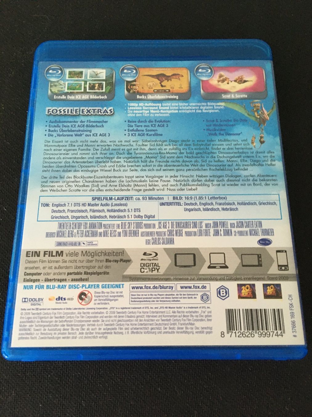 Alle DVDs: Ice Age 3 (Blu-Ray) – Gebraucht aus St.Gallen von MedienJoe 1