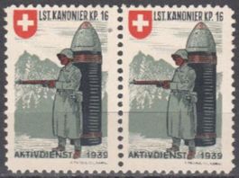 Artillerie Wi 108 im Paar postfrisch