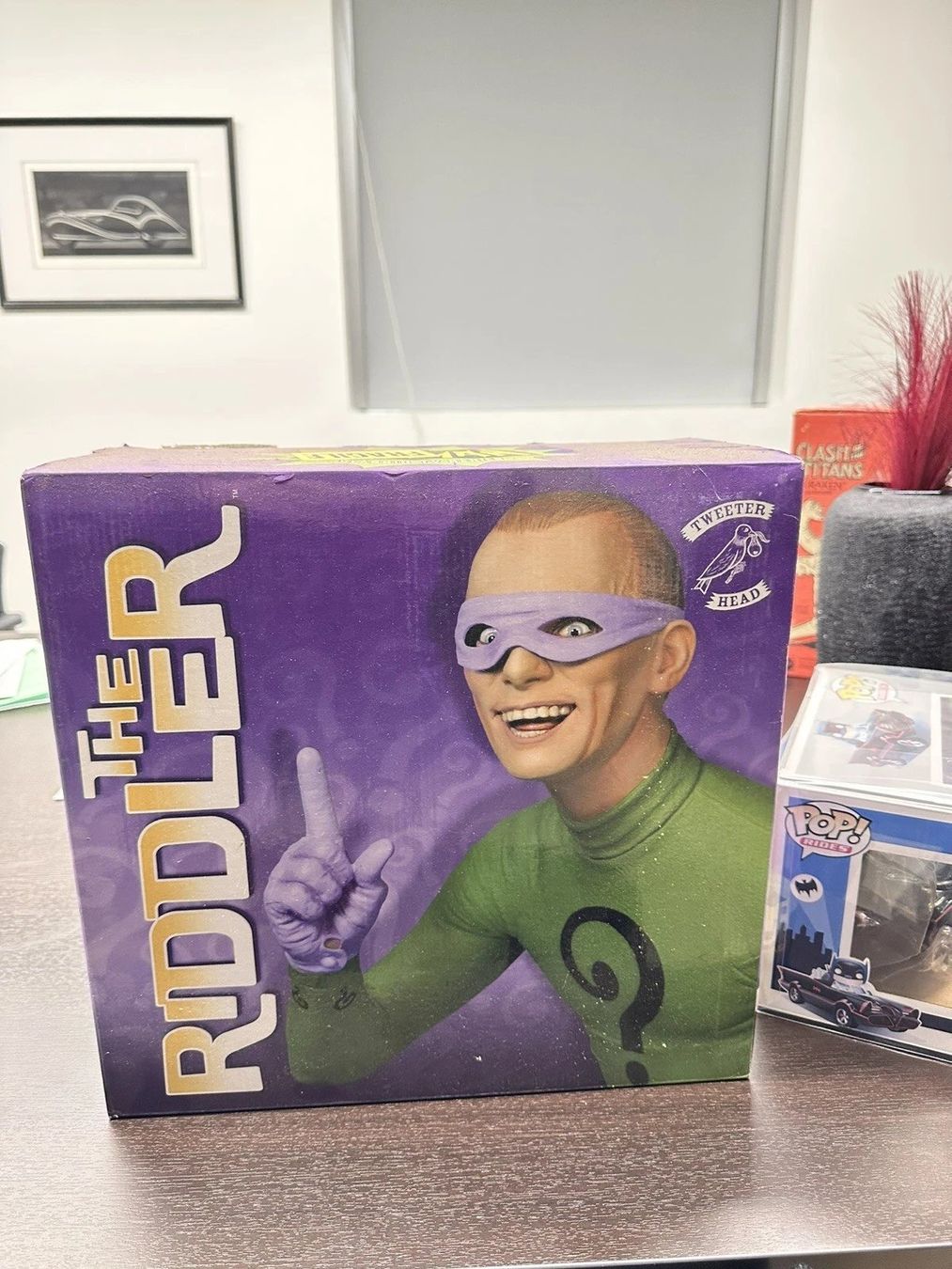Statuette: Tweeterhead Riddler Maquette Statue 1966 Batman Classic TV – Usato da Oberentfelden venduto da FiguresAndGamesPlace 2