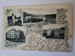 Ansichtskarte Gruss aus Liestal mit Stempel von 1899 Rmu