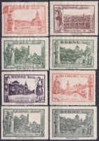 1914: BERN (BERNE) 8 Vignetten (EXPOSITION NATIONALE 14)