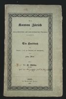 Kanton Zürich Handbuch von H. Schinz 1842