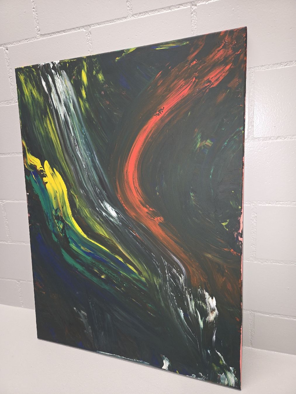 Dipinti: Original Gemälde, abstrakte Kunst, Herbstfarben, Top! – Nuovo (secondo la descrizione) da Wald ZH venduto da mcbento 2