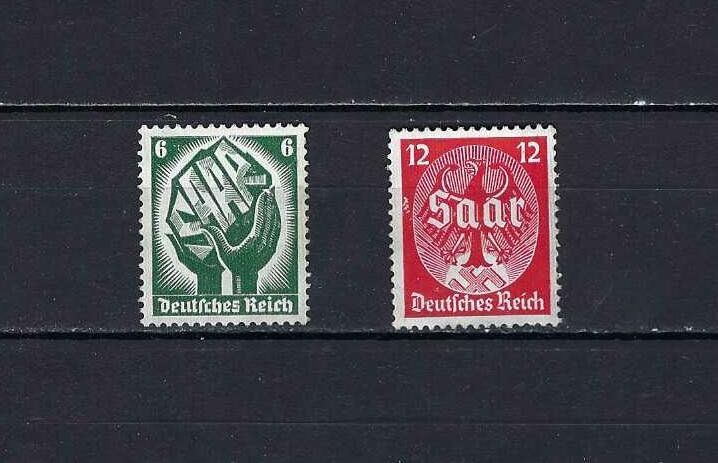 Tutti i francobolli: DR 1934 Saarabstimmung 544 - 555 ** – Nuovo e nell'imballaggio originale da Altstätten SG venduto da euro010