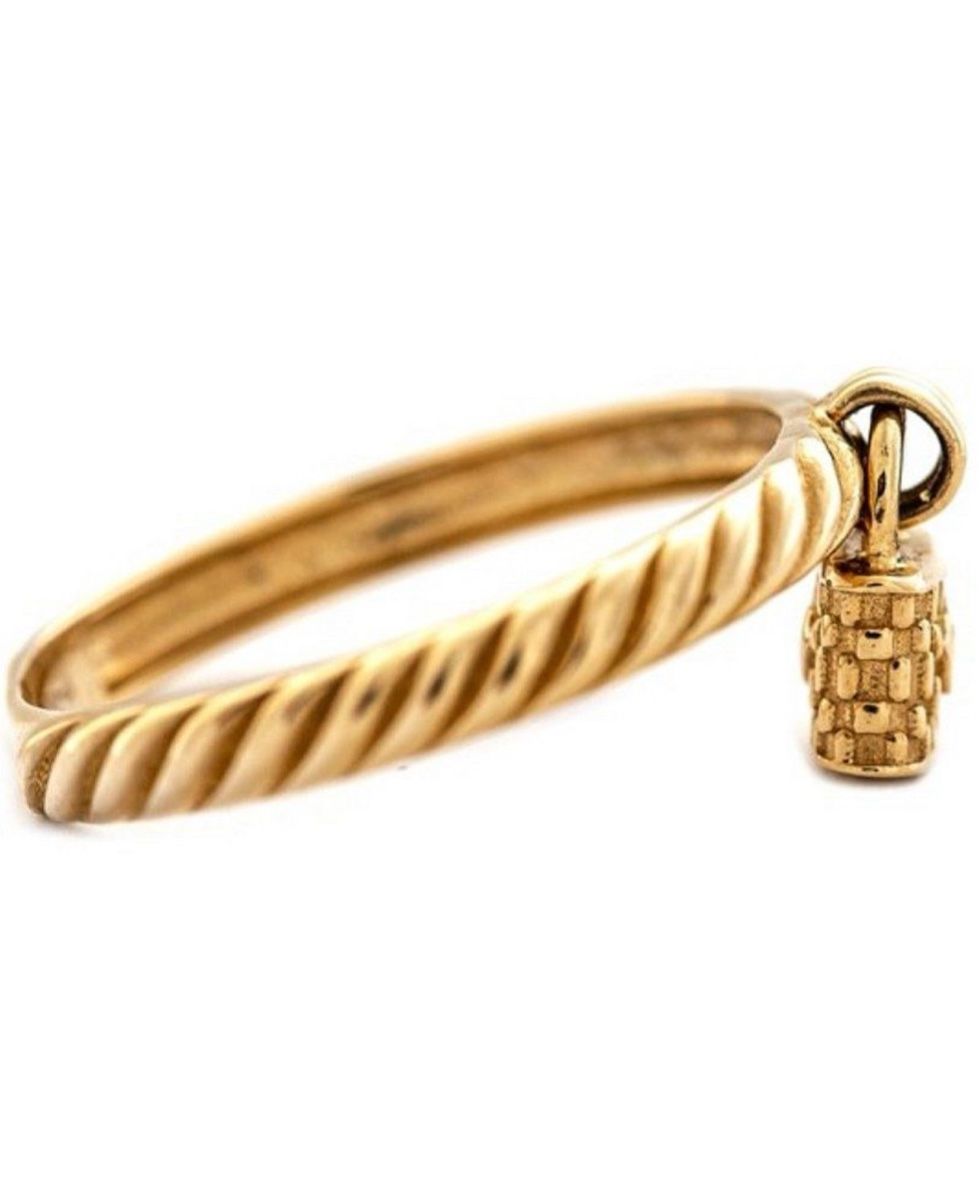 Anelli: Herziger Ring mit Schloss 14k Gelbgold – Nuovo (secondo la descrizione) da Untersiggenthal venduto da TimeandShine 3