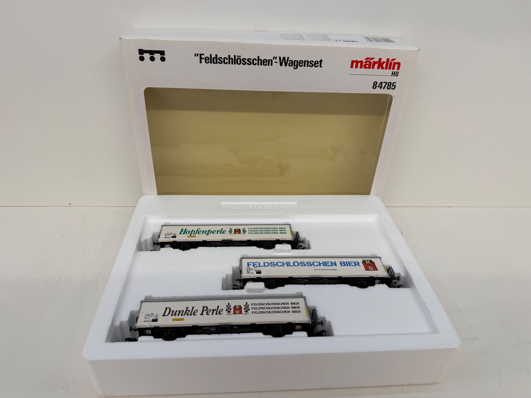Märklin Modellini di ferrovie: Märklin 84785 "Feldschlösschen"- Wagenset – Usato da Büsserach venduto da ModellbahnDepot 1