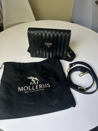Maison Mollerus Vinerus Melide Umhängetasche Canvas black