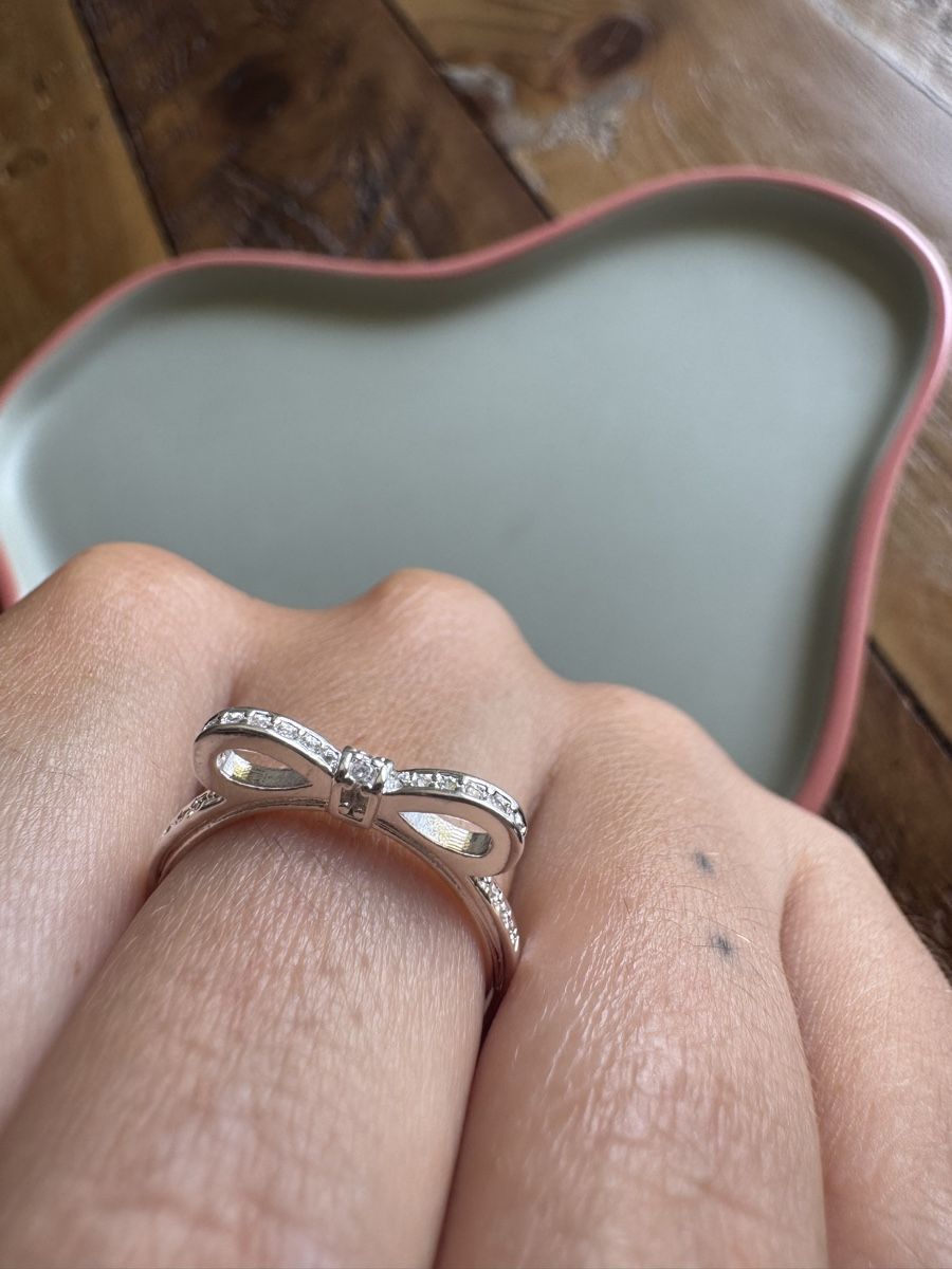 Anelli: Ring Schleife Zirkonia Silber 925 – Nuovo (secondo la descrizione) da Männedorf venduto da mariadelrocioeberle 3