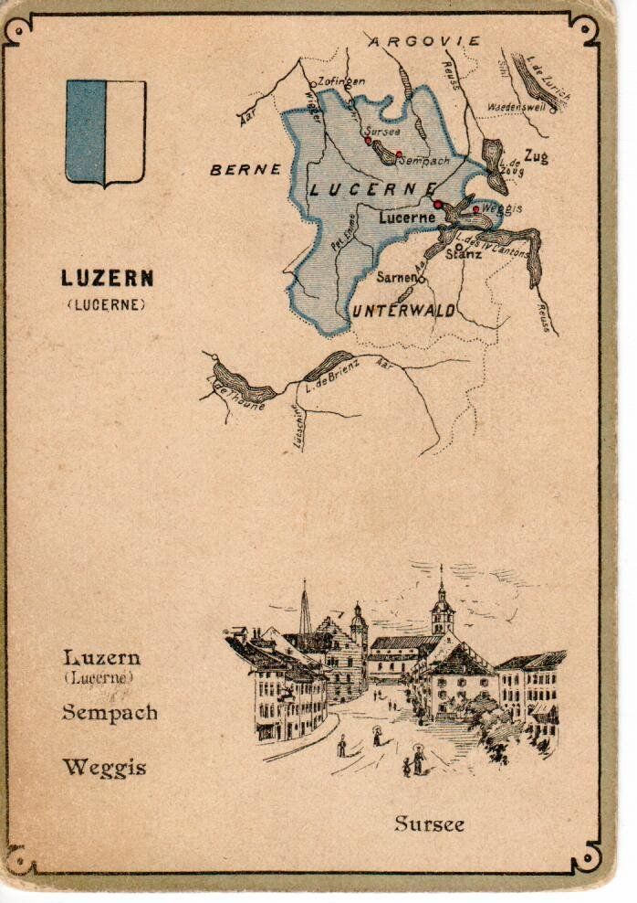 Ansichtskarten: Sursee – Gebraucht aus Wolhusen von Curver9
