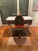 Moll neuwertiger Schreibtisch - Varence exkl. Stuhl - orange