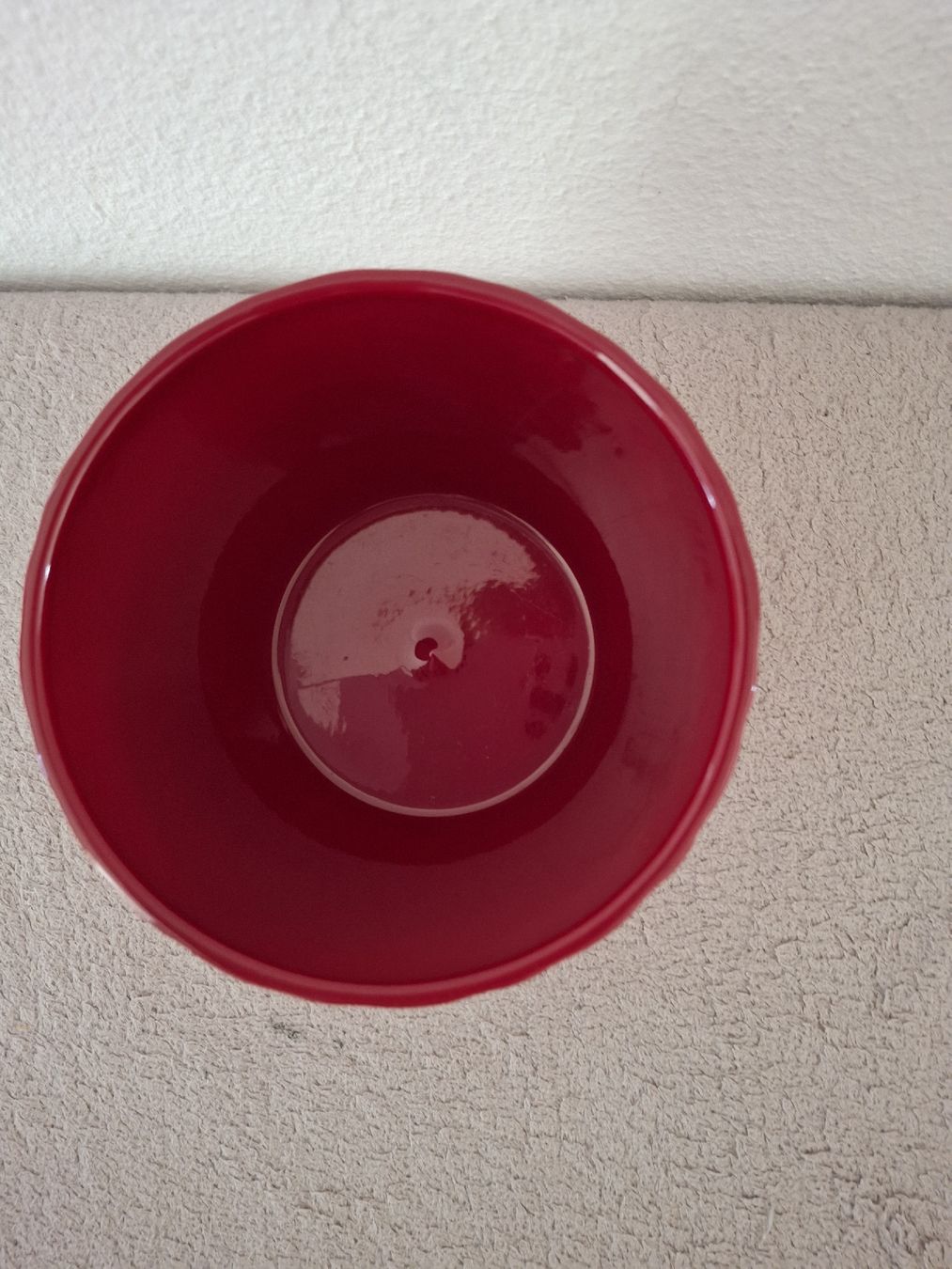 Pots de fleurs: Pot à fleur rouge céramique  – D'occasion à Murten par laeti692 1
