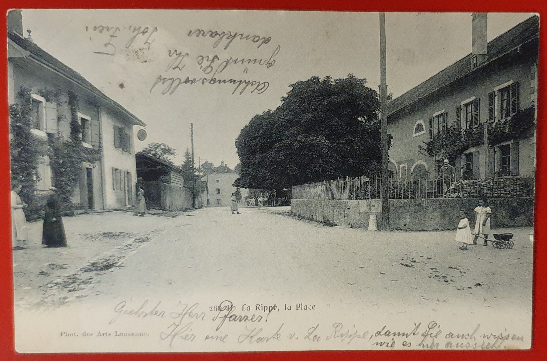 Ansichtskarten: La Rippe 1904 - Dorfpartie – Gebraucht aus Kreuzlingen von Rschweiz1
