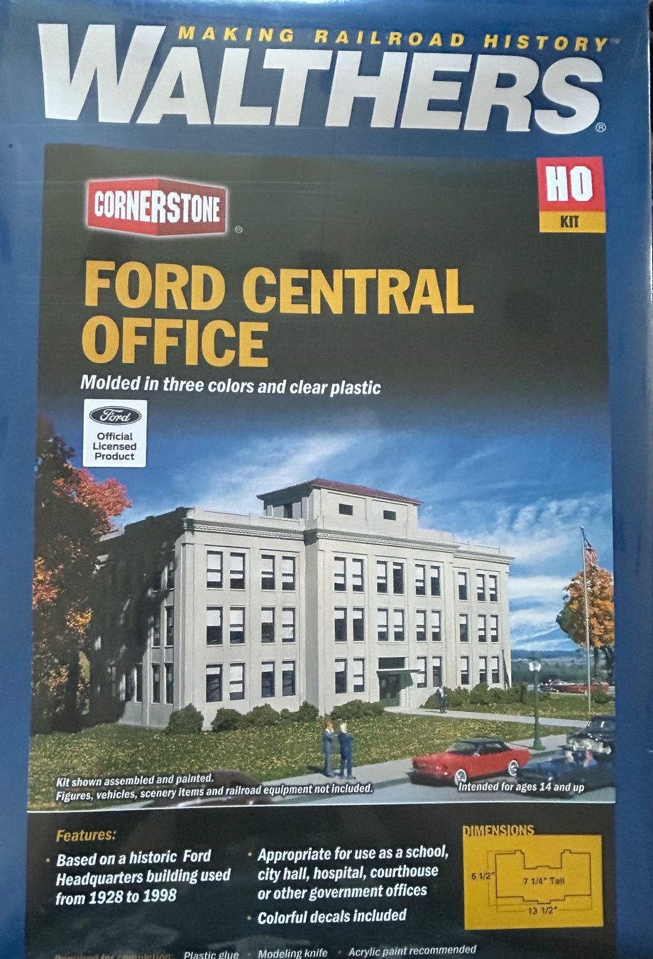 Walthers Modellini di ferrovie: Walthers Ford Bürogebäude – Nuovo (secondo la descrizione) da Belp venduto da AEMA-Modellbau