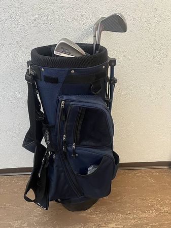 Golftasche Max Unisex blau gebraucht in gutem Zustand