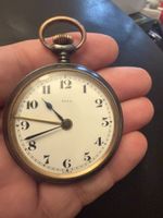 Schweizer Taschenuhr mit Alarm/Wecker – Swiss Made – Vintage