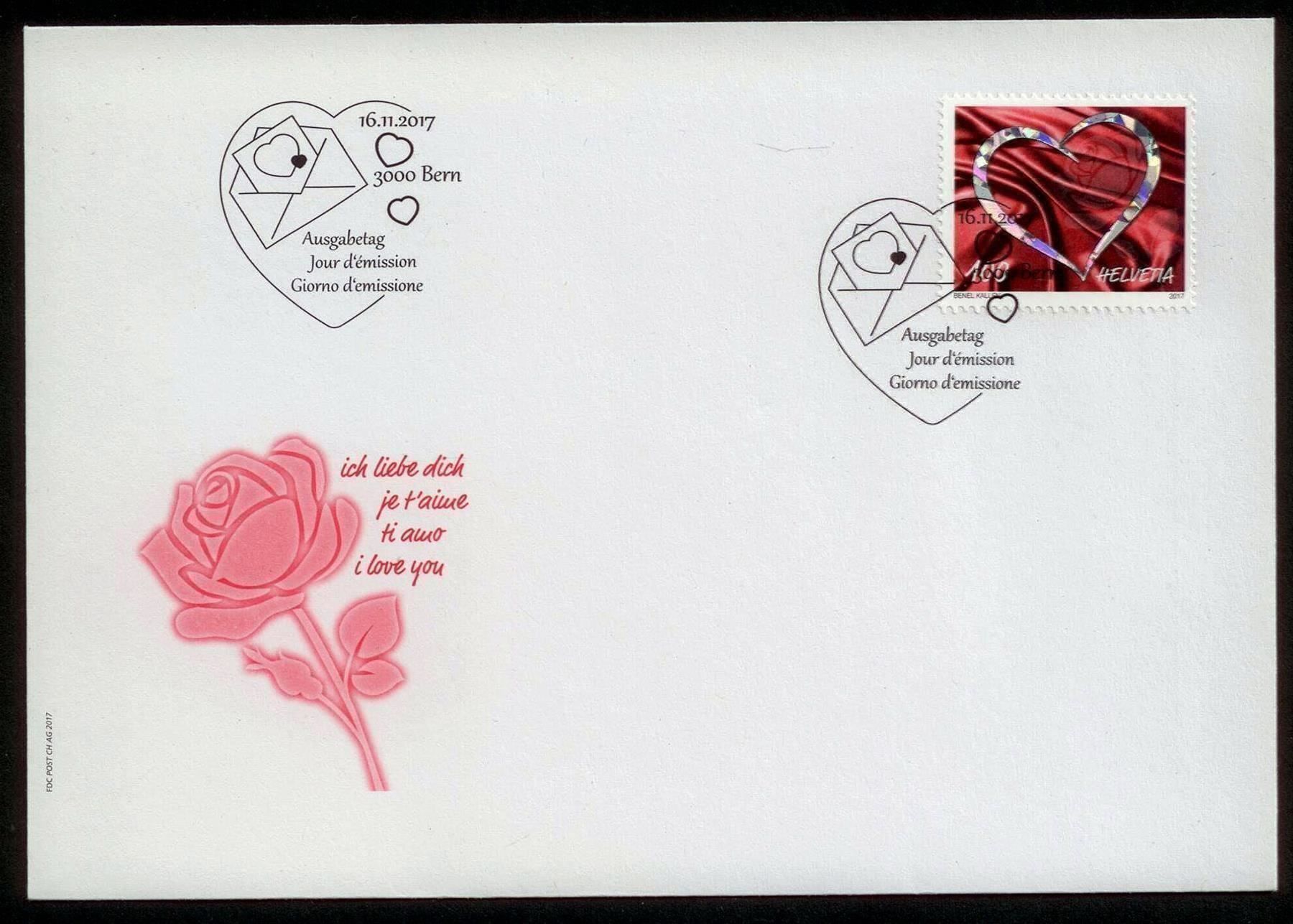 Tutti i francobolli: 2017 FDC Liebe       KW 5.70 – Nuovo (secondo la descrizione) da Eggersriet venduto da stamp303