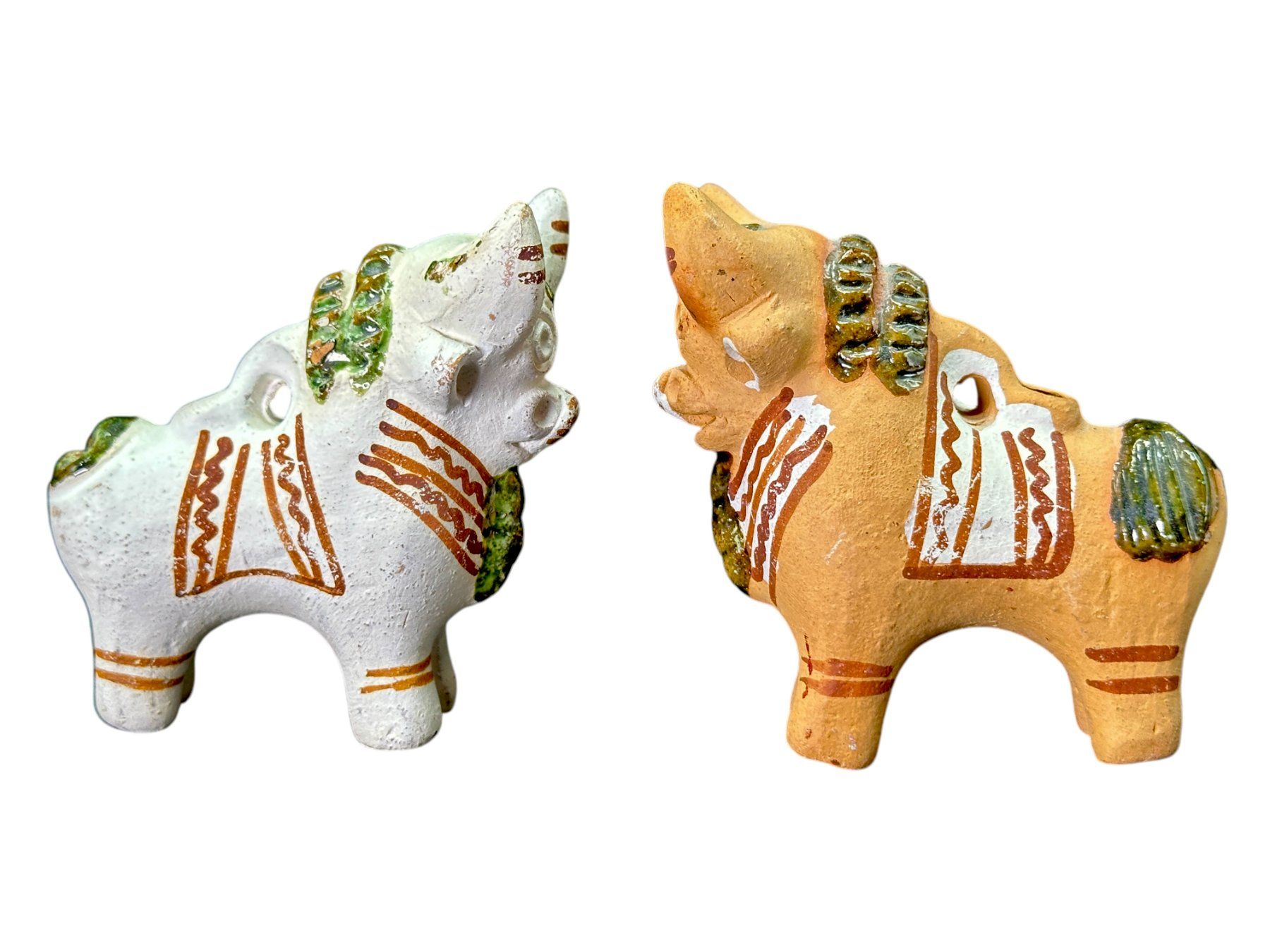 Statuette: 2 Amulettes péruvienne "Torito de Pucara" en terre cuite – Usato da Morges venduto da objetsdepoque 2