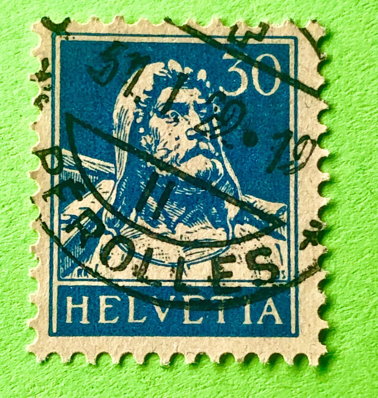 Tutti i francobolli: Nr.160 Wilhelm Tell GESTEMPELT     – Usato da Aarau venduto da Billa007