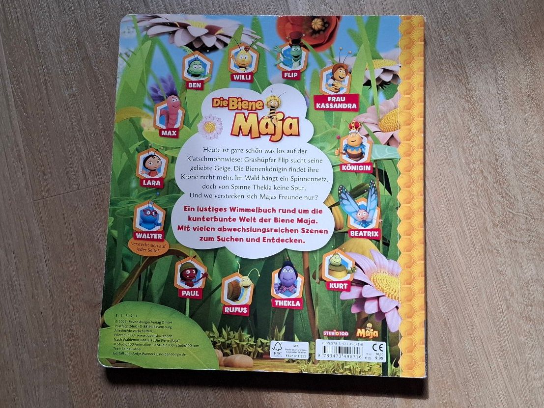 Libri: Ravensburger Kinderbuch Biene Maja Wimmelbuch – Usato da Uttwil venduto da jason019 1