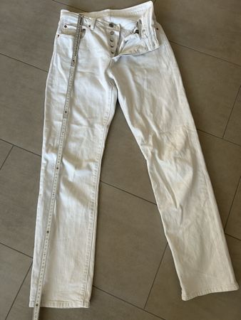 Jeans Levis 501 weiss Grösse 31/32 guter Zustand