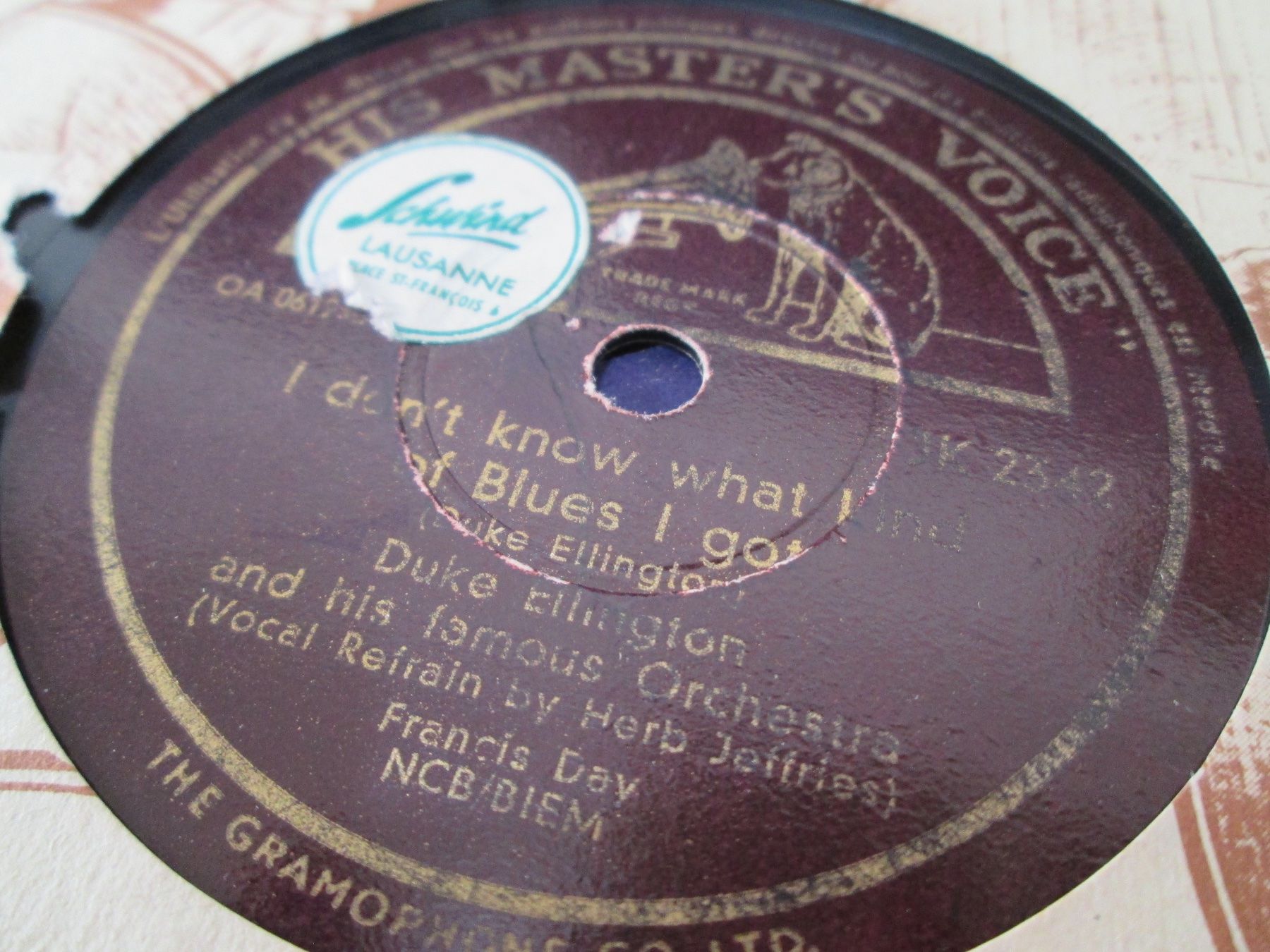 Schallplatten: DISQUES 78 TOURS – Gebraucht aus Lausanne von Leag 3